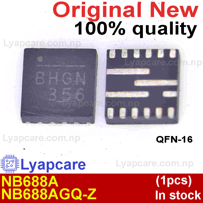 (1piece)/lot NB688AGQ-Z NB688AGQ BHGM BHGN BHG* QFN-16 100% Original Brand New