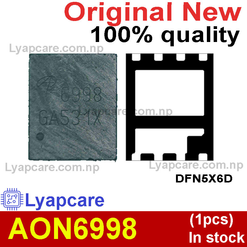 (1piece) 100% New AON6998 AO6998 6998 DFN5X6D